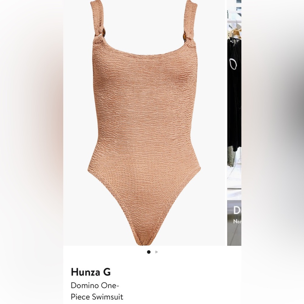 Hunza G Metallic Cocoa one piece